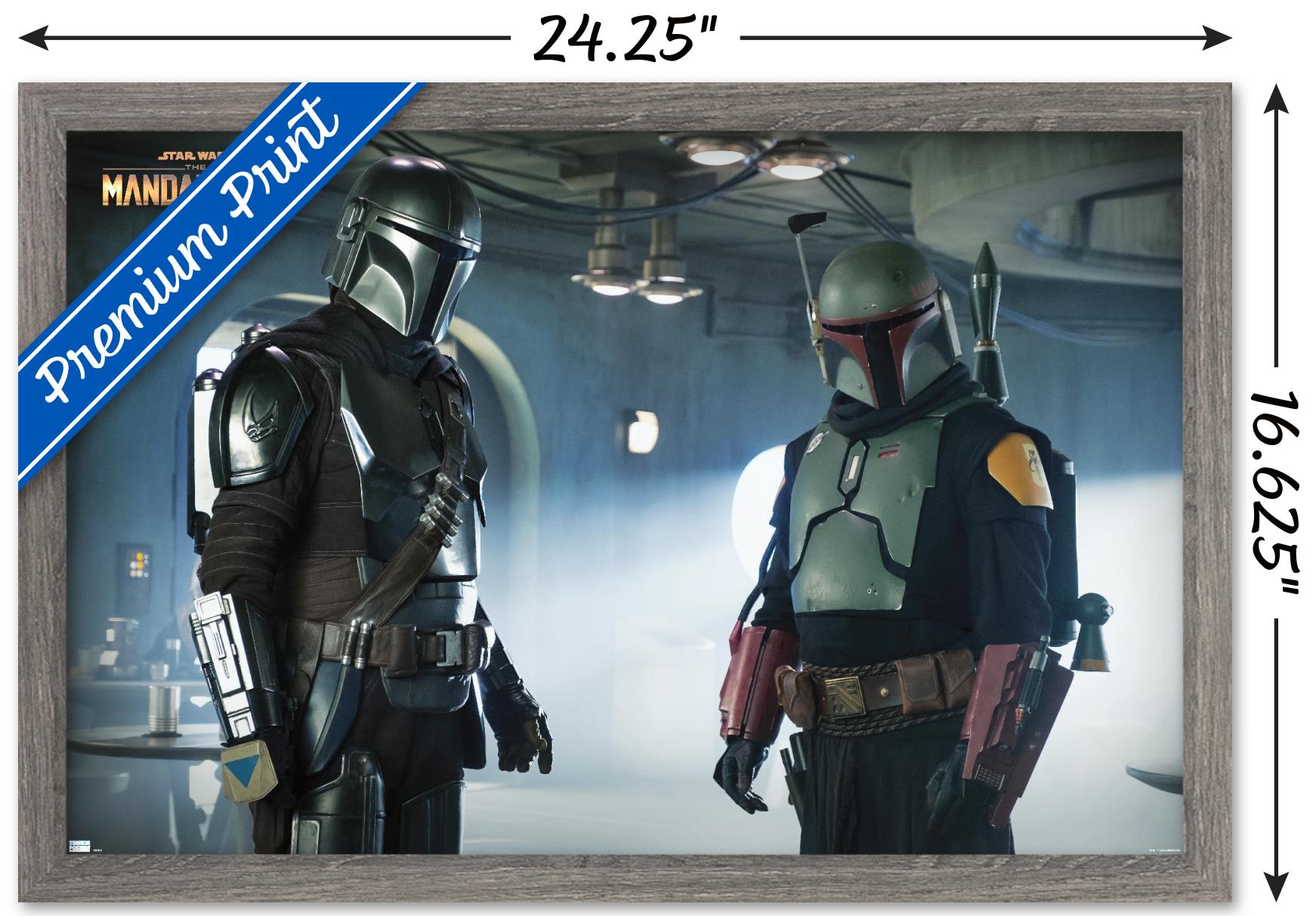 Star Wars: The Mandalorian Season 2 - Duo Wall Poster, 14.725" x 22.375", Framed - image 3 of 5