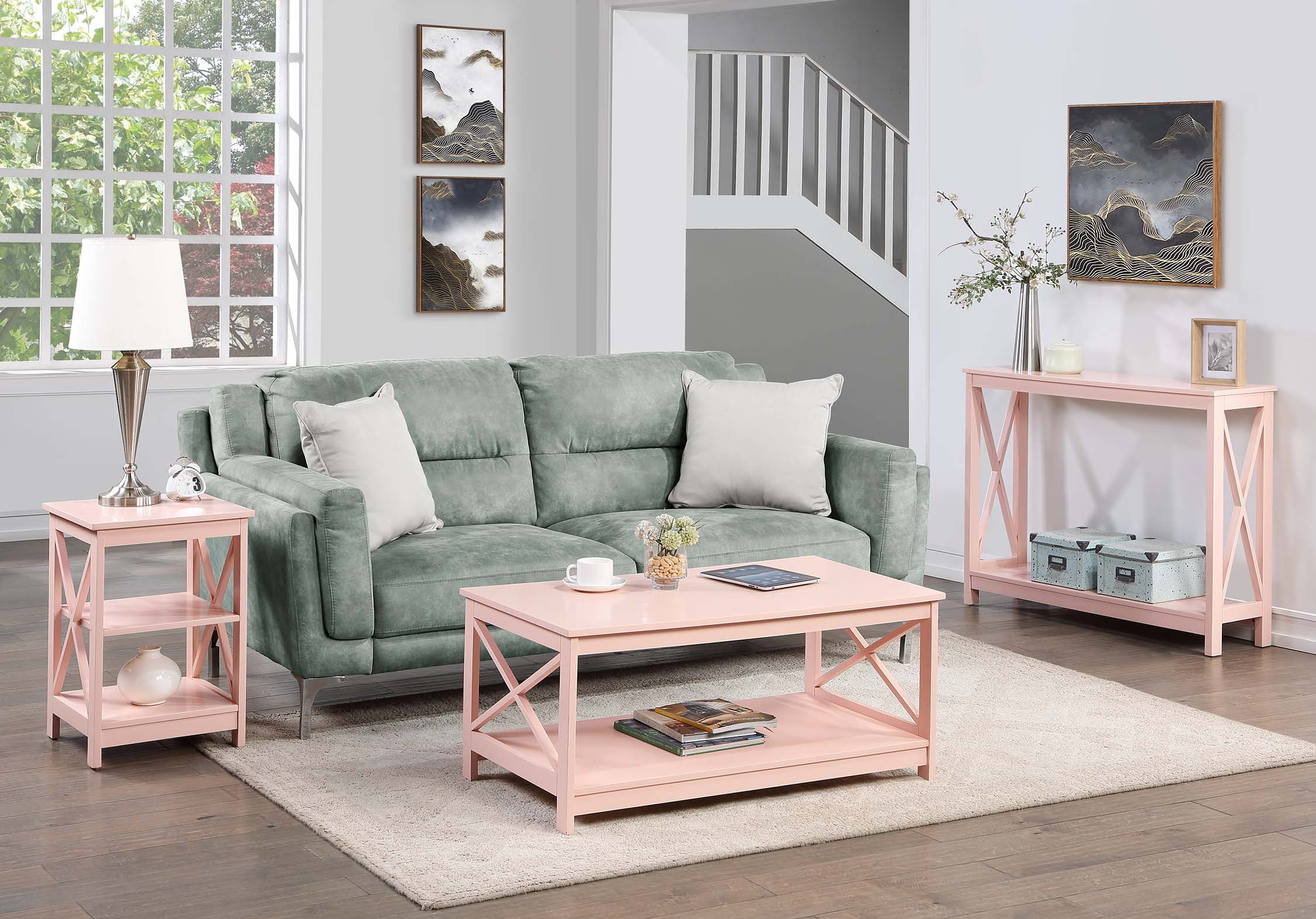 Light pink hotsell coffee table
