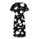 thumbnail image 5 of ICHUANYI Clearance Fashion Women Summer Printing Causal V-Neck Button Short Sleeve Vacation Pockets Dress(White, L) ICHUANYI WER2023081405270, 5 of 5