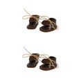 thumbnail image 1 of Redempat Chaussures à Lacets Chic pour 12 Blythes Tenue de Poupée Marron Type 1 2Set, 1 of 6