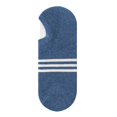 thumbnail image 1 of Zhuge 6 pares de calcetines invisibles para hombre, antideslizantes, de silicona, con absorción de humedad, de corte bajo, invisibles, informales, azules, 1 of 2