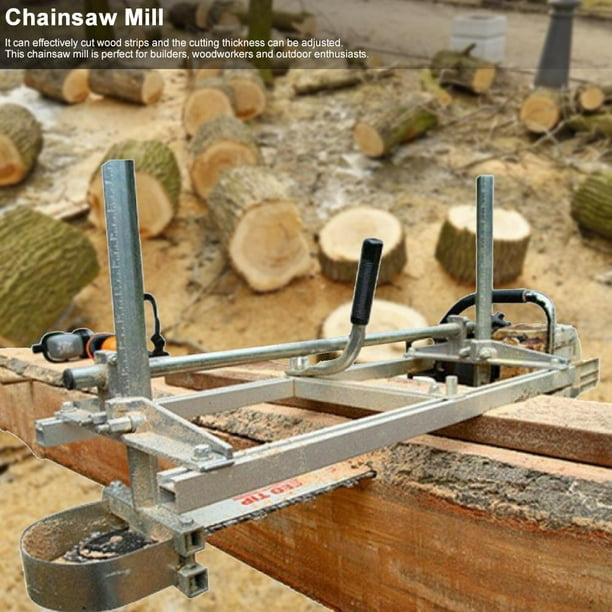 ZAJAIO Mini tronçonneuse moulin bois Guide de coupe scie à bois bois  tronçonneuse accessoire coupe Guide fraise pour les constructeurs 