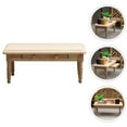 thumbnail image 4 of KAKOWELY Mini House End Table Model Wooden Unpatterned Table Decor Mini Table Model,4.06"X2.01"X1.61", 4 of 4
