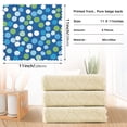 thumbnail image 6 of Yayeee 6 Pack Kitchen Dish Cloths Set for Washing Soft Drying Absorbent Microfiber Towels, Blue Dots, 6 of 9