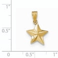 thumbnail image 2 of Beautiful 14k Polished Small Star Pendant, 2 of 2