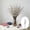 White, variant on 3pcs 21.6" Tall Mixed Material Artificial Plum Flower Stem Bunches with 6 Branch Prongs Each – Vibrant Red White & Blue Real Touch PE & Cloth Petals for Patriotic Holiday Vase Filler