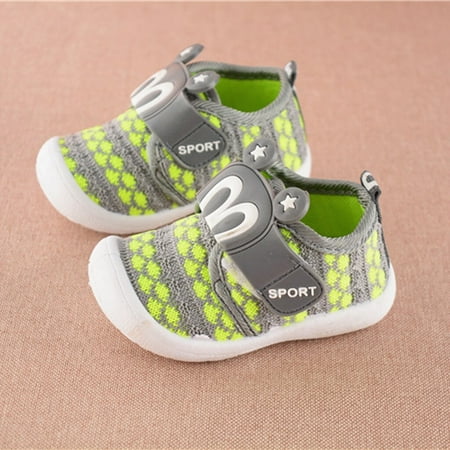 

〖Roliyen〗Toddler Shoes Toddler Baby Cartoon Rabbit Children Ears Single Kids Star Sneaker Squeaky Baby Shoes