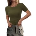 thumbnail image 1 of Remera PRETTYGARDEN 2025 de Punto Acanalado Ajustada XL, 1 of 5