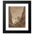 thumbnail image 2 of Thomas Girtin 15x18 Black Modern Framed Museum Art Print Titled - The Archangel Gabriel Awaiting Night (ca. 1799), 2 of 5