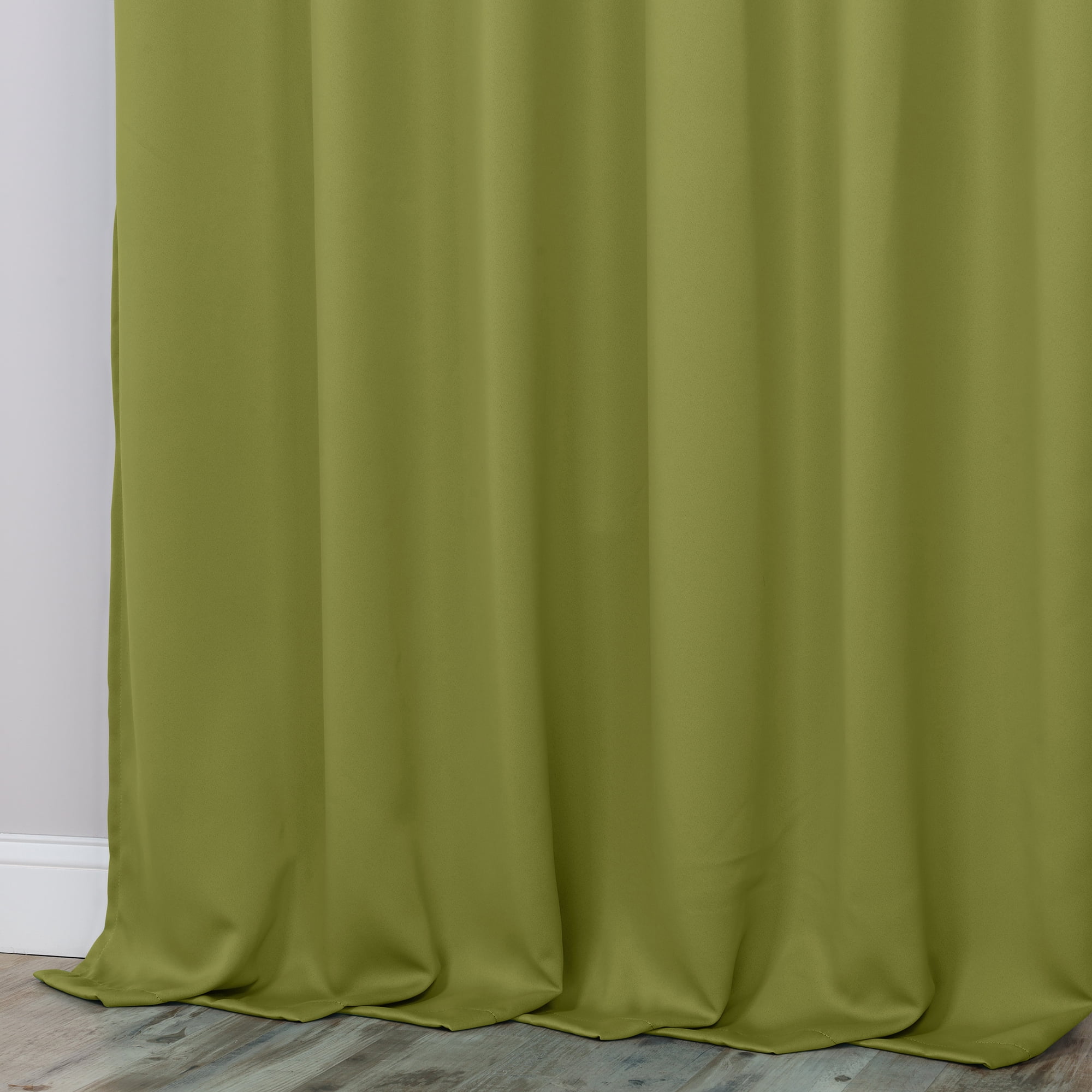 Superior Blackout Solid Light Filtering Grommet Curtain Panel Set, 70" x 120", Sage