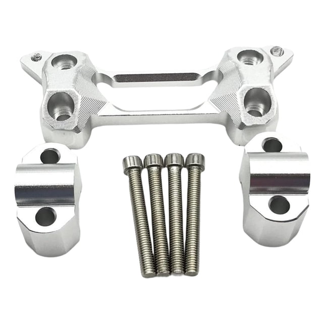 Miulika Motorcycle Handlebar Riser Kit with Screws Clamp Mount Adapter for 650