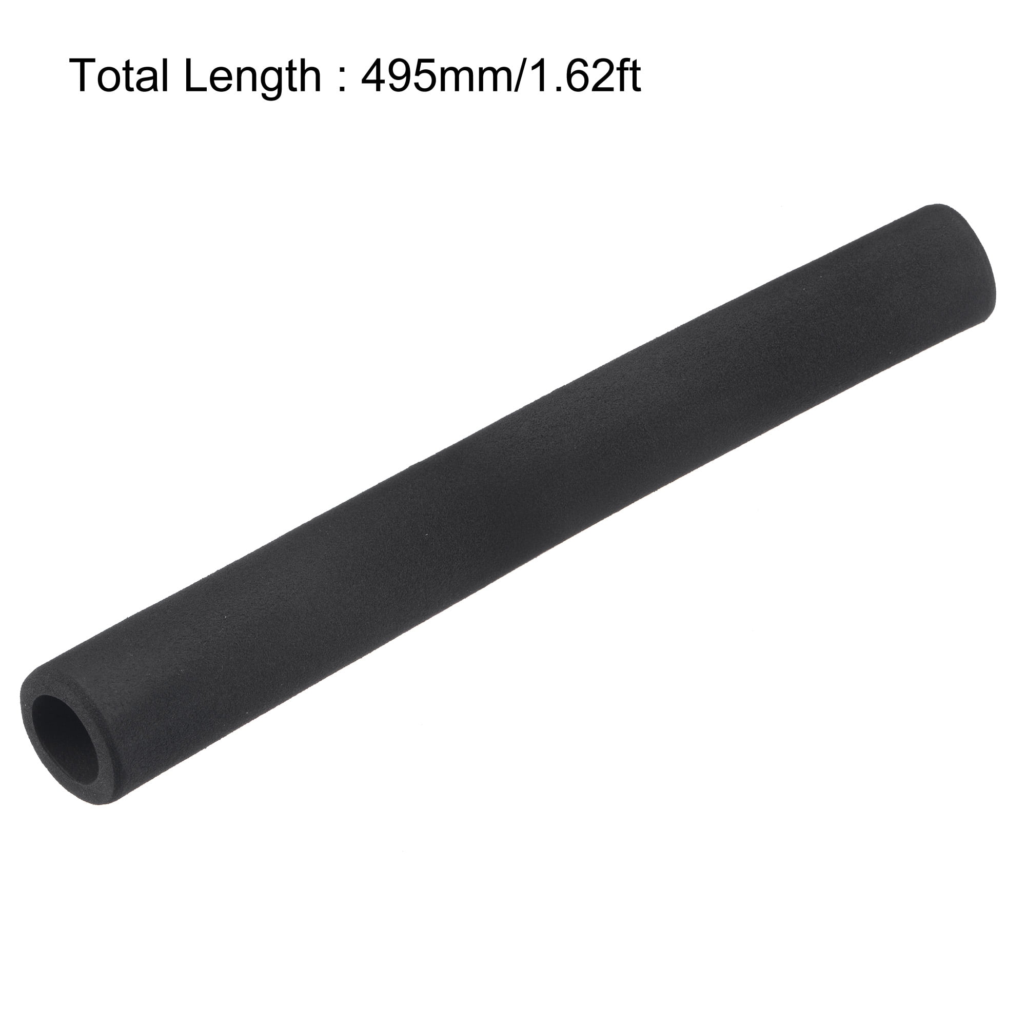 Unique Bargains Foam Tubing Handle Grip Support Black 25mm x 35mm