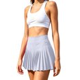 thumbnail image 5 of Women’s Pleated Tennis Skirt with Pockets High Waisted Golf Skort Athletic Skorts, XL, 5 of 5