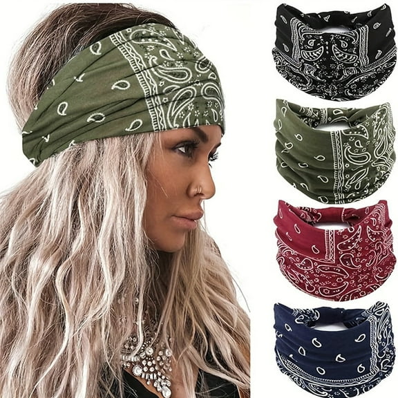 TELOLY Sweat Band,Bohemian Headbands,Comfortable Head Bands for Women’s Hair