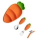 thumbnail image 5 of Silicone Divided Dinner Plate Set with Fork Spoon for Baby Weaning – Lightweight, Durable, and Portable Tableware for Kids, 5 of 5