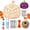 D, variant on Wooden Pumpkins for Crafts, Halloween DIY Painting Kit with Hanging Chime Ornament, Unfinished Wood Pumpkin Decor for Seasonal Home and Party Decoration