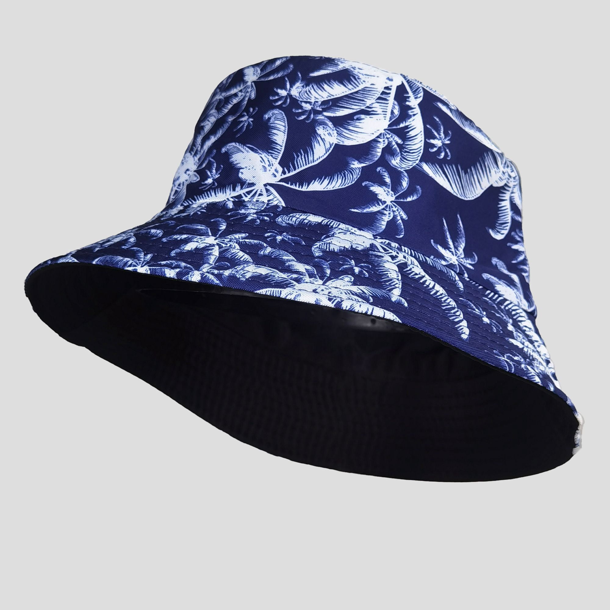 Nine West Snake-Embossed Reversible Rain Bucket Hat Cream 