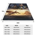thumbnail image 3 of Avatar Fleece Throw Blankets, Super Soft Flannel Cozy Blankets for Adults, Washable Lightweight Blanket for Couch Sofa Bed Office, Warm Plush Blankets for All Season, 3 of 8