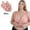 Pink, variant on Sakmal Lace Women Bras Wireless Everyday Bralette Beige 3-Pack Lightly Lined Ladies Bras L