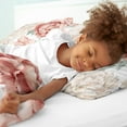 thumbnail image 4 of Sweet Jojo Designs Peony Floral Garden Pink and Ivory Twin Bed Comforter Bedding Set Girl, 4 of 6