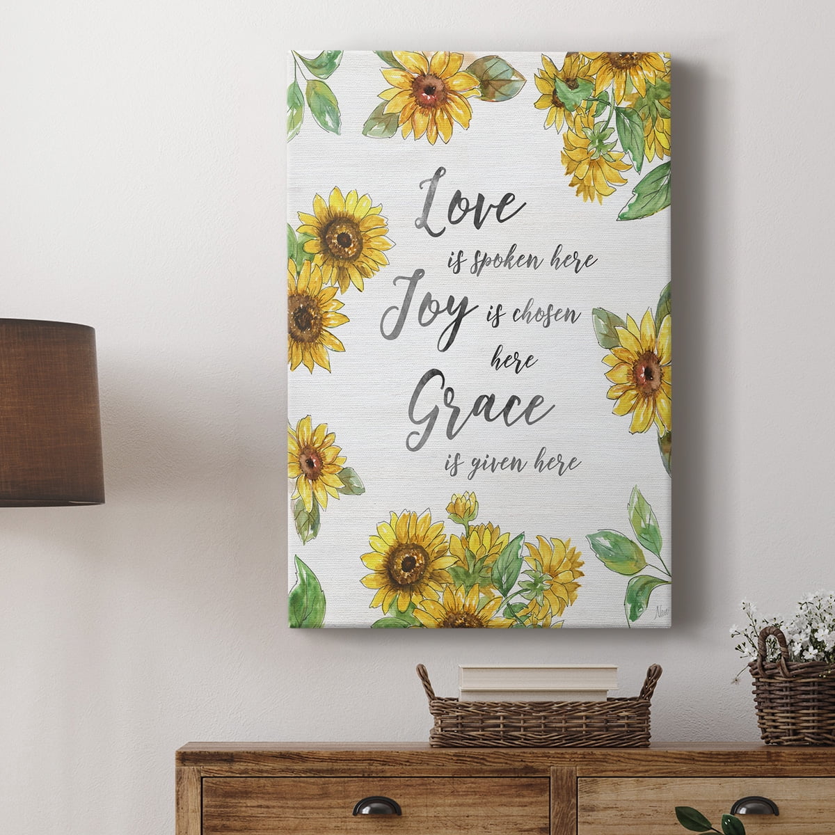 Grace Given Here Premium Gallery Wrapped Canvas - Ready to Hang