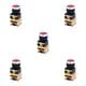 thumbnail image 2 of Botón pulsador momentáneo eléctrico Cateissary 10A tapa redonda plana interruptores de alimentación Rojo 5piezas, 2 of 4