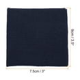 thumbnail image 2 of Uxcell Elastic Cuffs Ribbed Trims Cotton Fabric Knit Rib Stretch Tape Cuff Sleeve Waistband for Sewing Navy Blue 3" x 3.5 ", 2 of 6