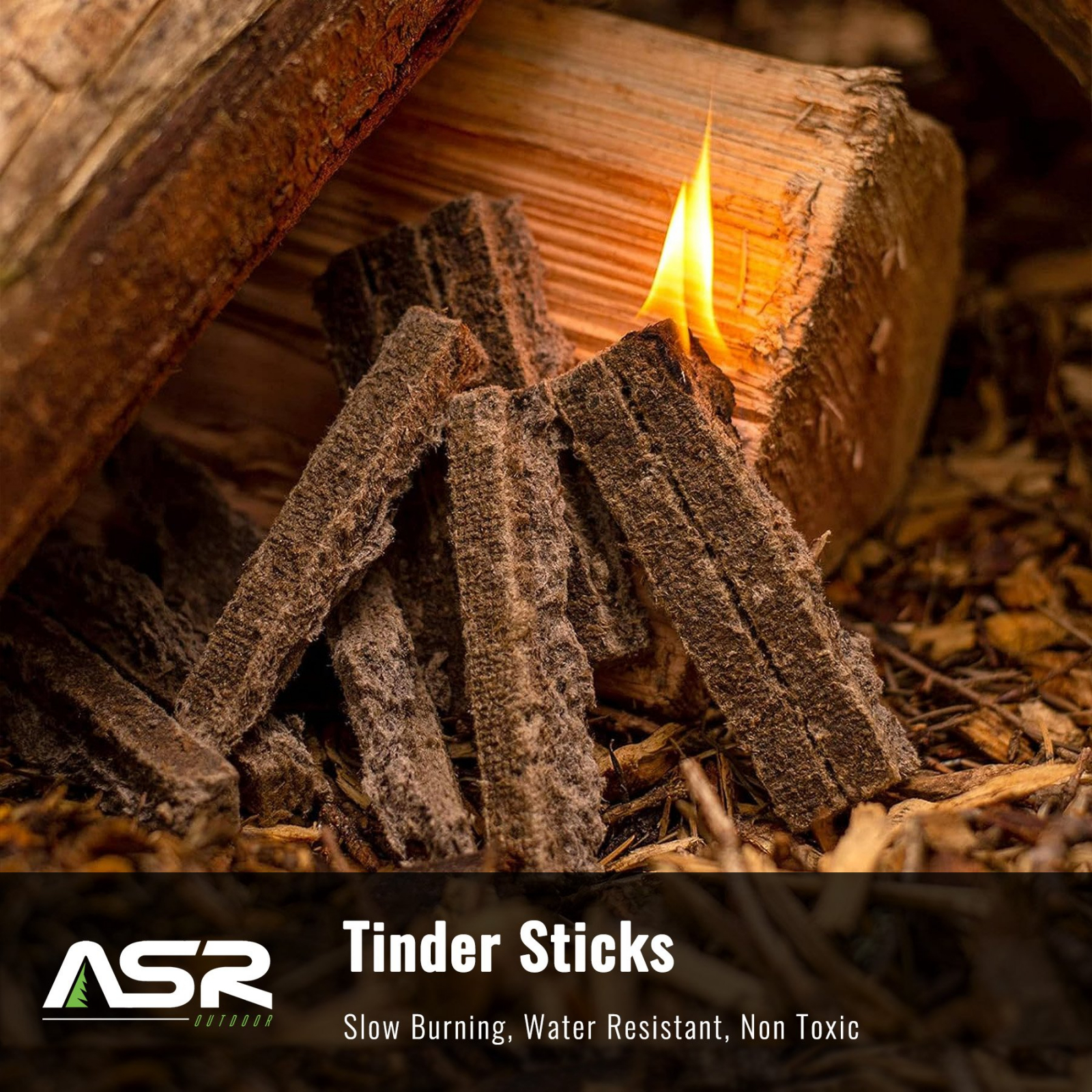 ASR Outdoor 12 Pack Slow Burning Water Resistant Tinder Sticks - image 2 of 4