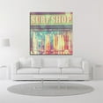 thumbnail image 2 of 24" x 24" Seaside Summer by Myan Soffia - Wall Art Print on Canvas Fabric Green, 2 of 3