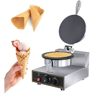 Waffle Maker rectangular shape - Waffle Cone Maker - Krumkake Iron - Wafer  Maker - Waffle Makers - Waffle Cone Maker Machine - Stroopwafel Maker - Ice