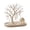 White Winter Tree, variant on Lighted Jewelry Tree Organizer, Gold Butterfly Tree Necklace and Earring Holder with Ring Tray and Warm Night Light for Dresser, Vanity, Bedroom and Desk Display, 7.87 Inch