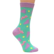 Circa 1990s, Anydaze Womens Crew Socks, with Soft Combed Cotton and Smooth Seamless Toe