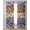 Purple, variant on Purple Brown Sheer Curtains 84 Inch Length 2 Panels Set for Living Room/Bedroom, Rustic Farmhouse Dog Paw Vintage Kitchen Curtains Grommet Semi-Sheer Curtains Drapes Voile Window Treatments 42"x84"x2