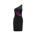 thumbnail image 1 of Vestido de verano con hombros descubiertos para mujer, vestido de verano moderno para fiesta de noche en la playa SG, 1 of 7