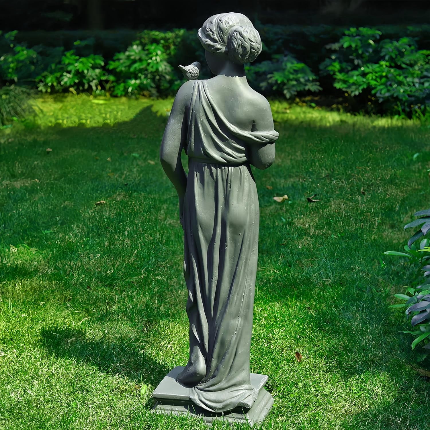 Garden Statue Greek Goddess Statue for Altar Nymph Sculpture Mythology Roman Style Outdoor Clearance Patio Yard Lawn Porch Decor Art MGO Gift 31" H