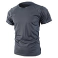 thumbnail image 6 of Kalauyu Running Shirts Men Sport Tops Dry Fit Gym Wicking Athletic T Shirts Breathable Cool Workout Shirts, 6 of 9