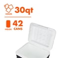 thumbnail image 3 of Ozark Trail 30 qt 42-Can Hard-Sided Cooler, Gray, 3 of 7