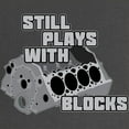 thumbnail image 2 of CafePress - Still Plays With Blocks Maternity Dark T Shirt - Maternity Dark T-Shirt, 2 of 3