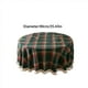 thumbnail image 3 of Mantel Verde Tejido para Fiestas | Cubierta de Mesa Redonda Rústica con Flecos | Nylon Impermeable con Spandex | Diámetro 47.24 pulgadas | Decoración Elegante para Comedor en Fiestas, Navidad y Uso, 3 of 9