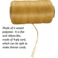 thumbnail image 2 of The Beadsmith Artificial Sinew – Waxed Polyester Cord, Natural Color, 5-Ply, 8 oz, 273 yds / 820 ft, 2 of 7