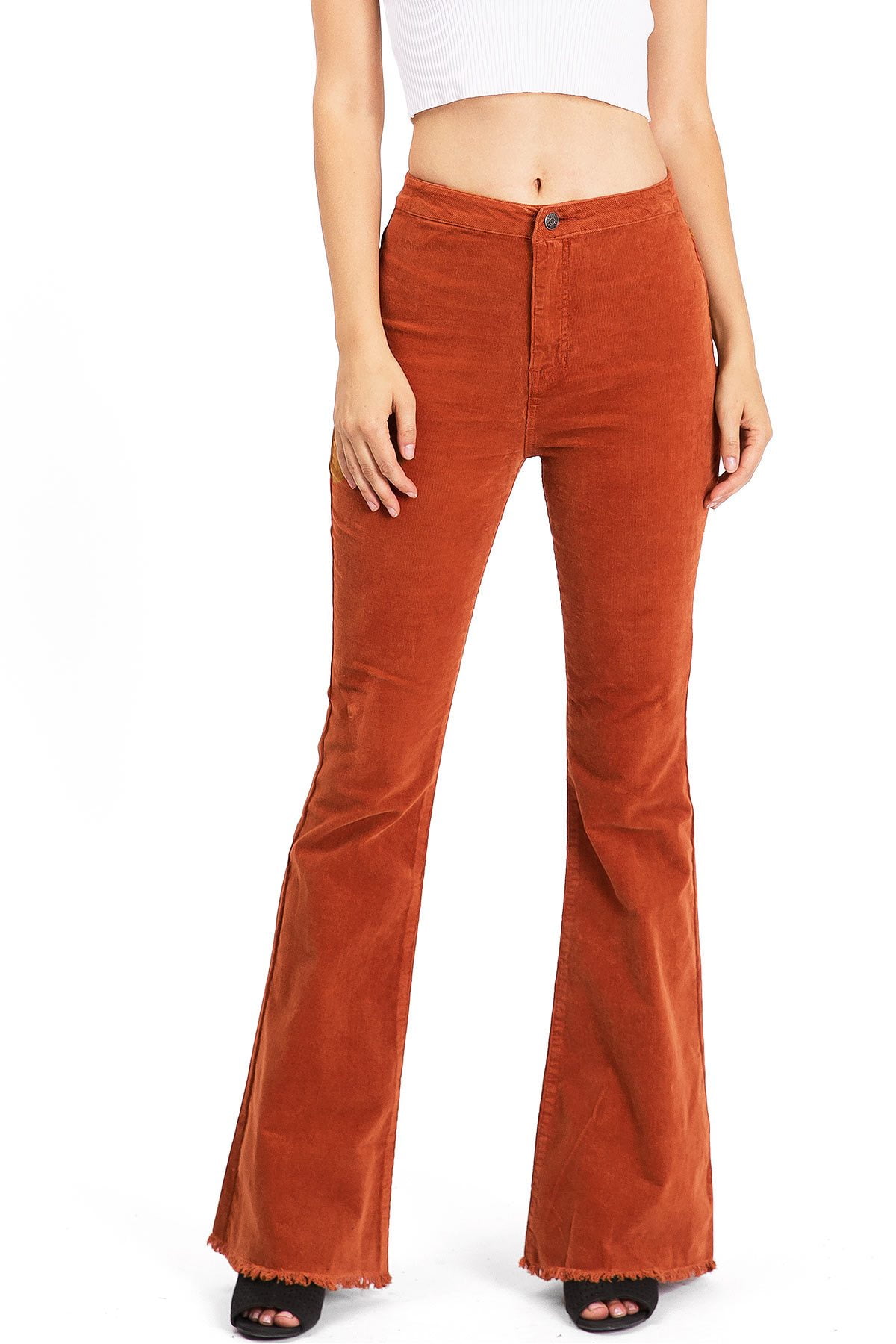 black cello flare jeans