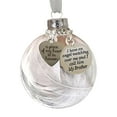 thumbnail image 2 of LHNFT Memorial Gifts for Loss of Brother, Sympathy Gift for Loss of Loved One, 2024 Christmas Memorial Ornaments Hanging Clear Feather Ball Remembrance Gifts, 2 of 4