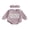 Purple, variant on RUINIXCW Baby Girl Fall Outfits Long Sleeve Letter Embroidery Romper with Headband