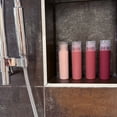 thumbnail image 4 of Mine, Silicone Travel Bottle Set, Assorted Pink, 4 of 4