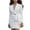 White, variant on Formal Dresses Jumpsuit Dresses for Women Wedding Guest Fashion Spring Long Sleeve Jumpsuit Style Tailored Short Suit Dress V-Neck Bodycon Casual Solid Mini Dress for Work