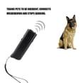 thumbnail image 3 of 3 in 1 Anti Barking Stop Bark Device Portable Handheld Ultrasonic Pet Dog Repeller Control Training Device Trainer With LED Black, 3 of 7