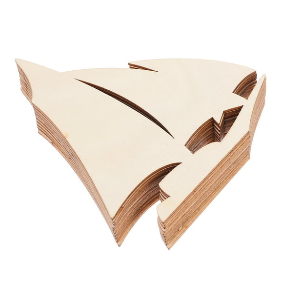 DIY Wood Crafts with Durable Blank Wooden Sailboat Ornaments for Unleashing Creativity Light Yellow 10pcs