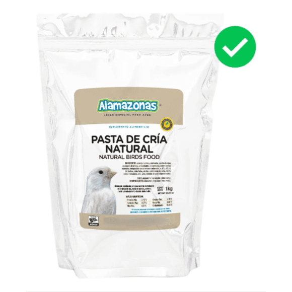 Pasta de Cría Natural Alamazonas 1kg