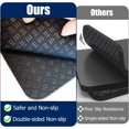 thumbnail image 4 of Shiyou-6 Pcs Tapis de Tapis de Course – Tapis d'Équipement d'Exercice en Silicone Haute Densité pour Protection de Sol Réduction de Bruit, 4”x4”x0.2” Double Face Antidérapant Anti-Vibration pour Vélos d'Exercice à Domicile, 4 of 4