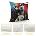 thumbnail image 4 of Shangniulu Black Baseball Styles Square Throw Pillow Covers, Cool Sports Style Pillowcase with Zipper, Cushion Covers with Baseball Man Pattern Printed for Sofa Couch Chair, 4 of 5